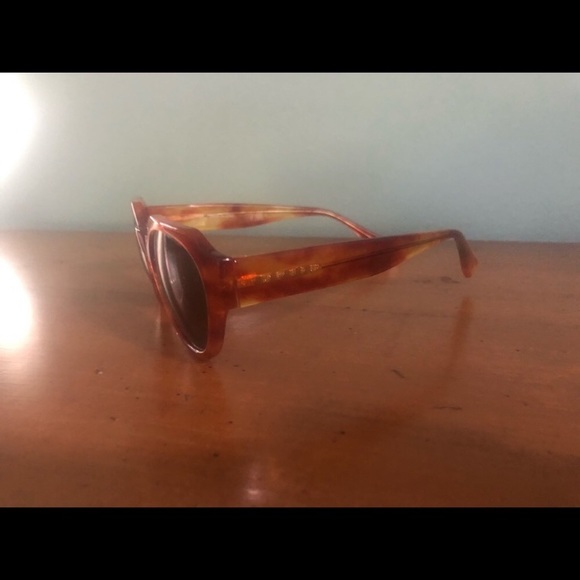 Italian EPOS angular sunnies sunglasses funky fun green lenses - Picture 3 of 9